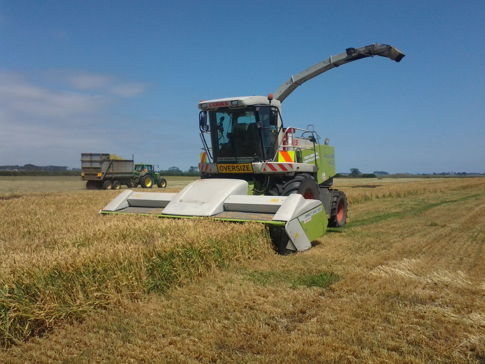 Whole Crop Silage services by Goodin Ag